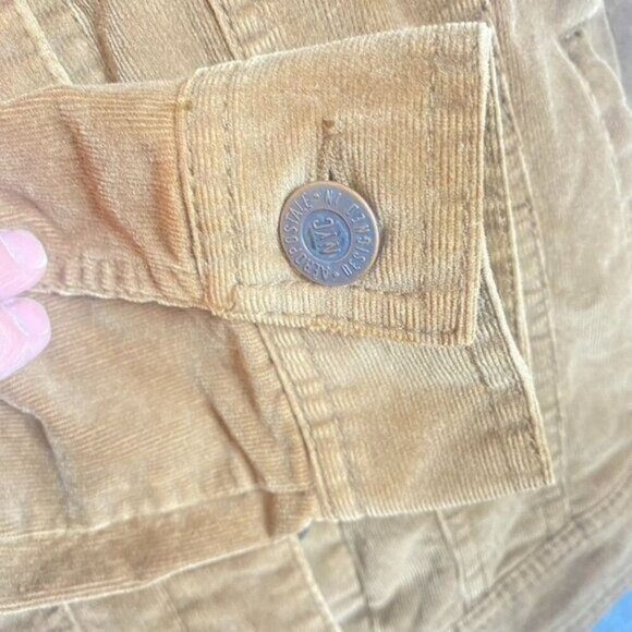 Aeropostale Womens Chocolate Brown Fine Corduroy Jacket Size M Trucker Fall Jack - Picture 7 of 11
